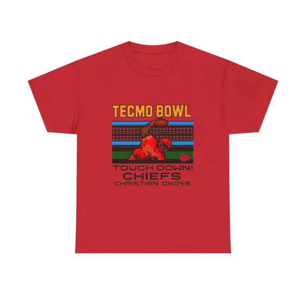 Christian Okoye Tecmo Bowl Chiefs Shirt  red