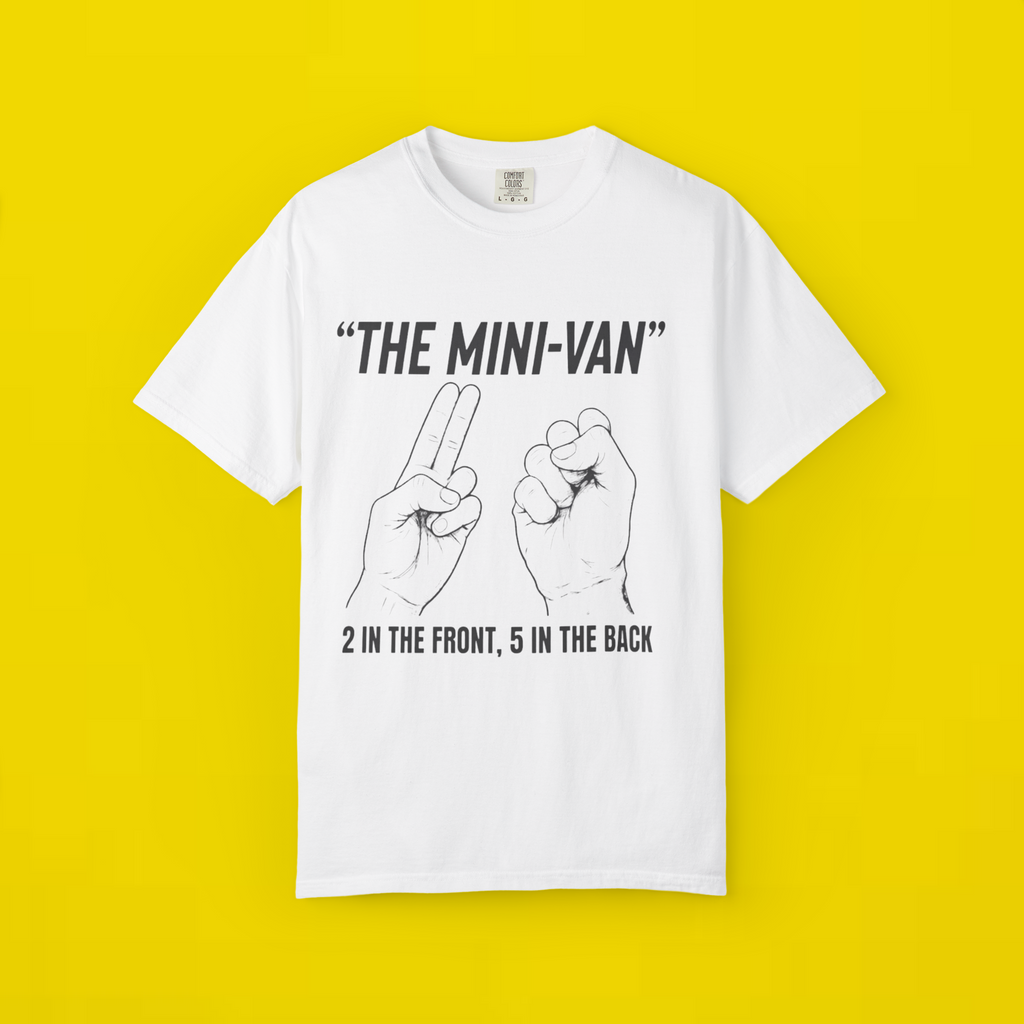 Mini Van 2 In Front 5 In Back Shirt