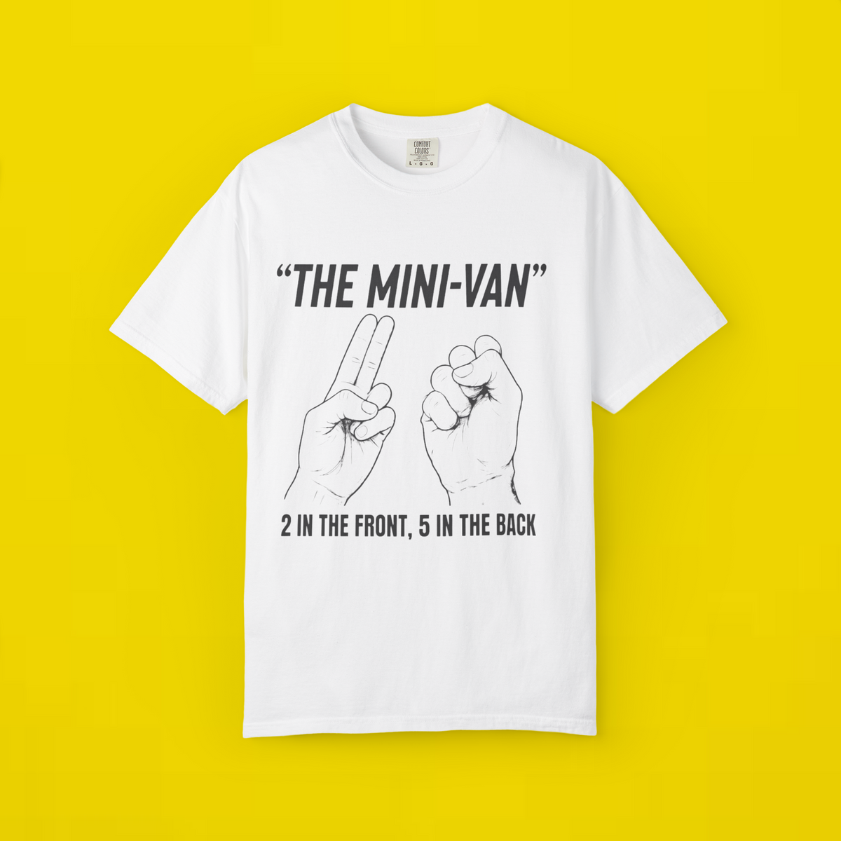 Mini Van 2 In Front 5 In Back Shirt