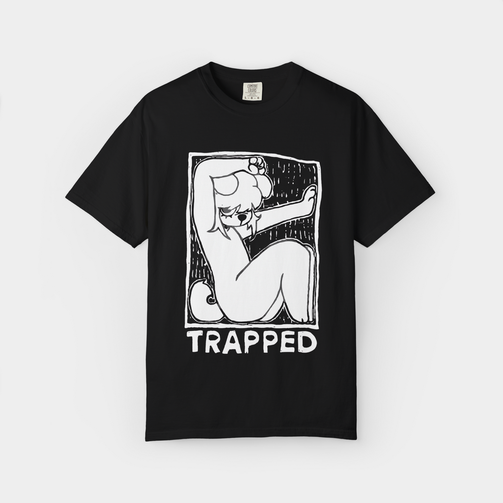 dog trapped shirt 