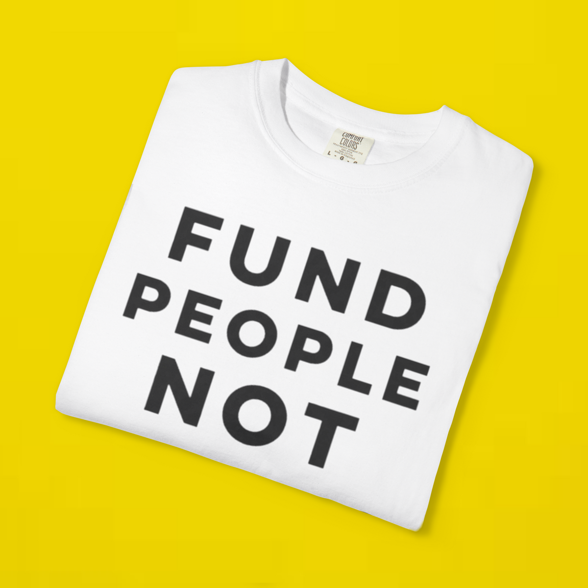 Fund People Not Bombs T-shirts
