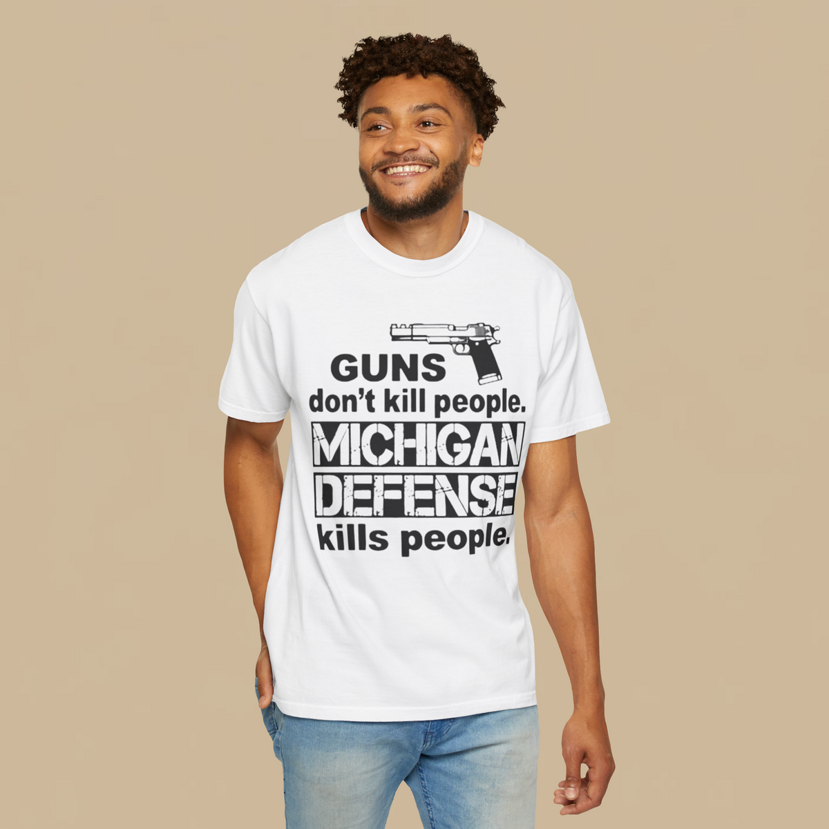 Guns Don't Kill People Michigan Defense Kills People Shirt