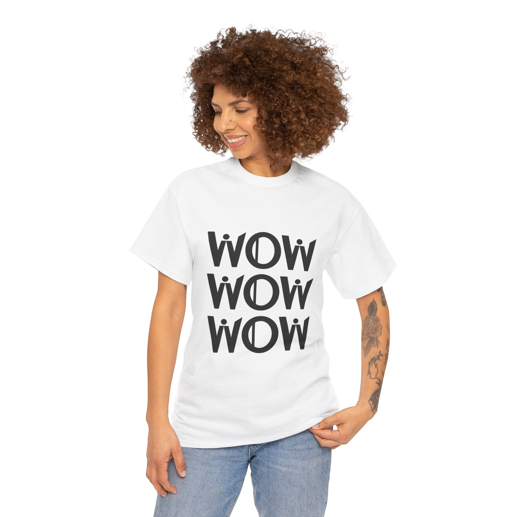 Free T-Shirt Day Wow Shirt women