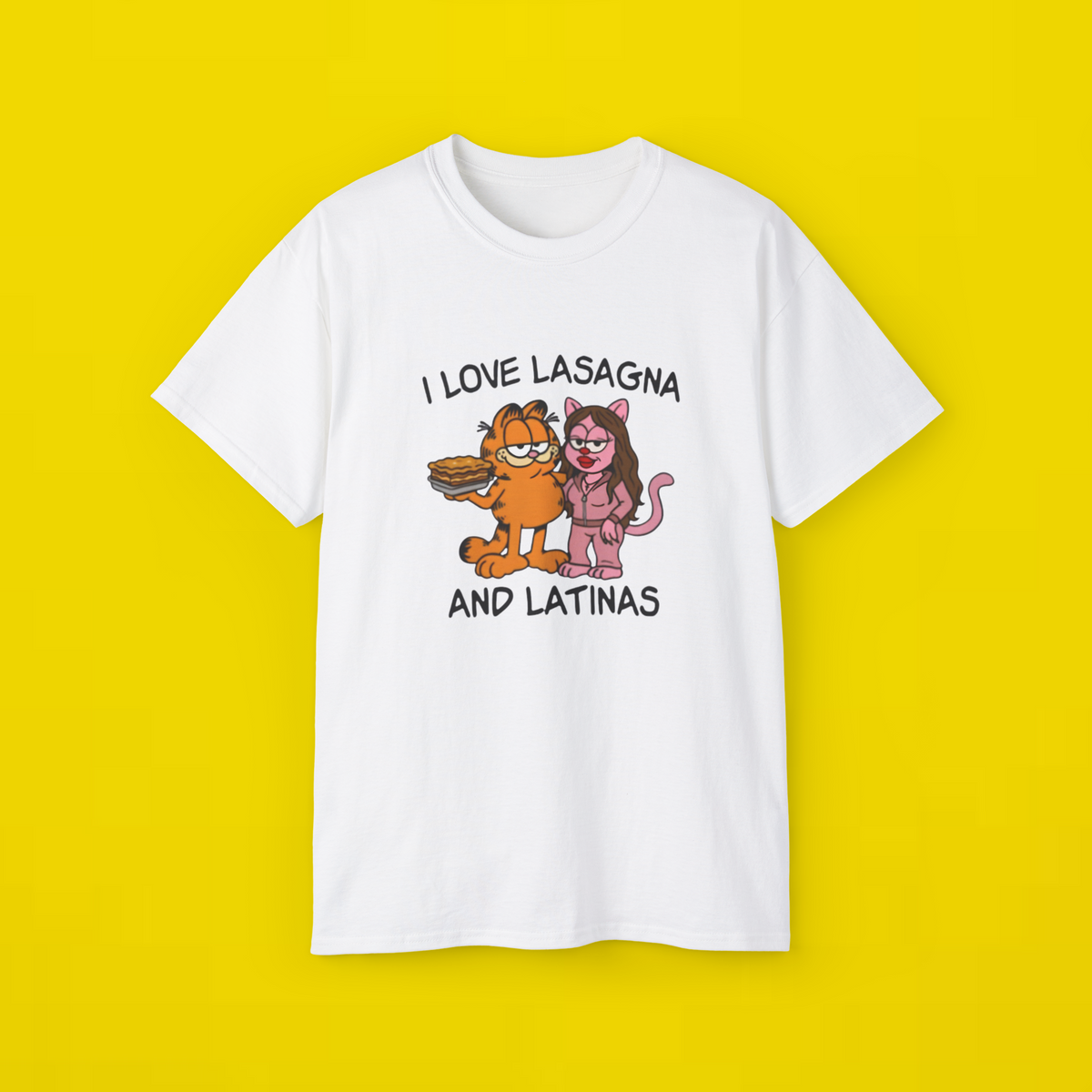 I Love Lasagna and Latinas Shirt
