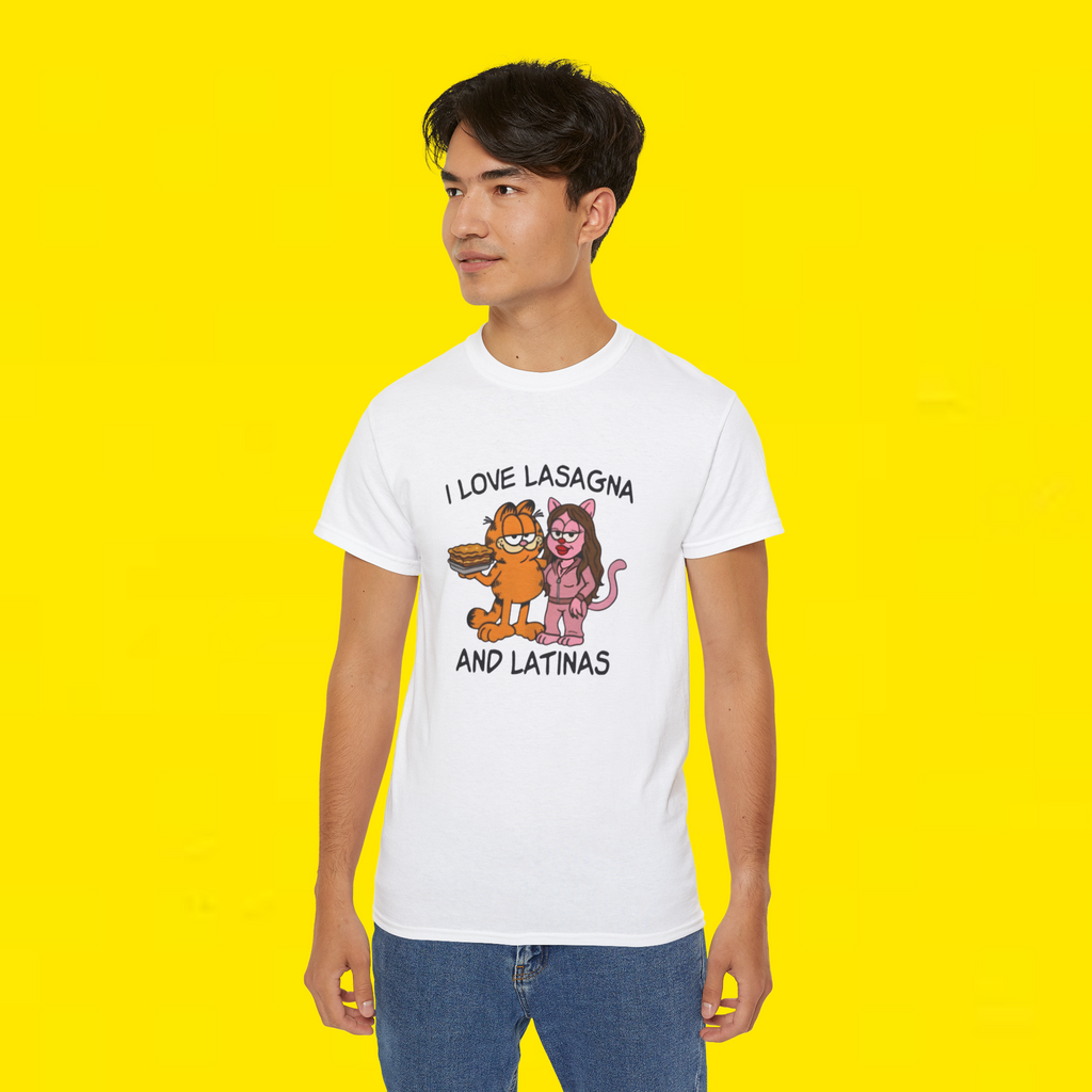 I Love Lasagna and Latinas Shirt
