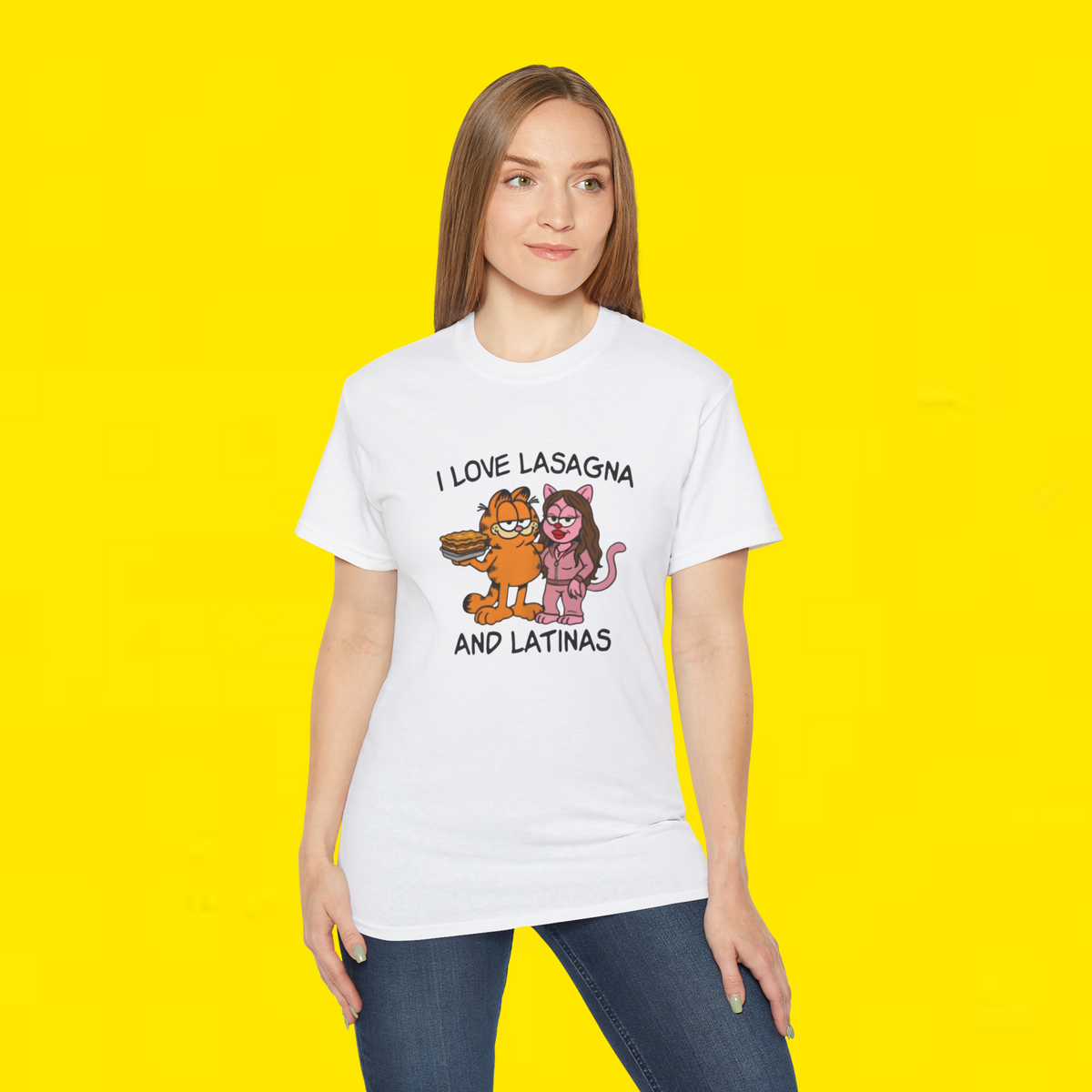 I Love Lasagna and Latinas Shirt
