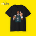 Jalen Hurts Beer Middle Finger Shirt