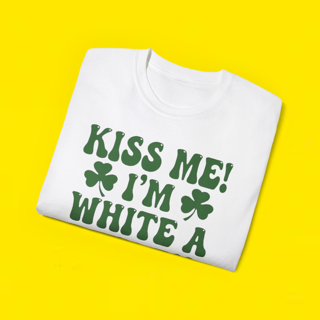 KISS ME! I'M WHITE A VIOLEN SHIRT