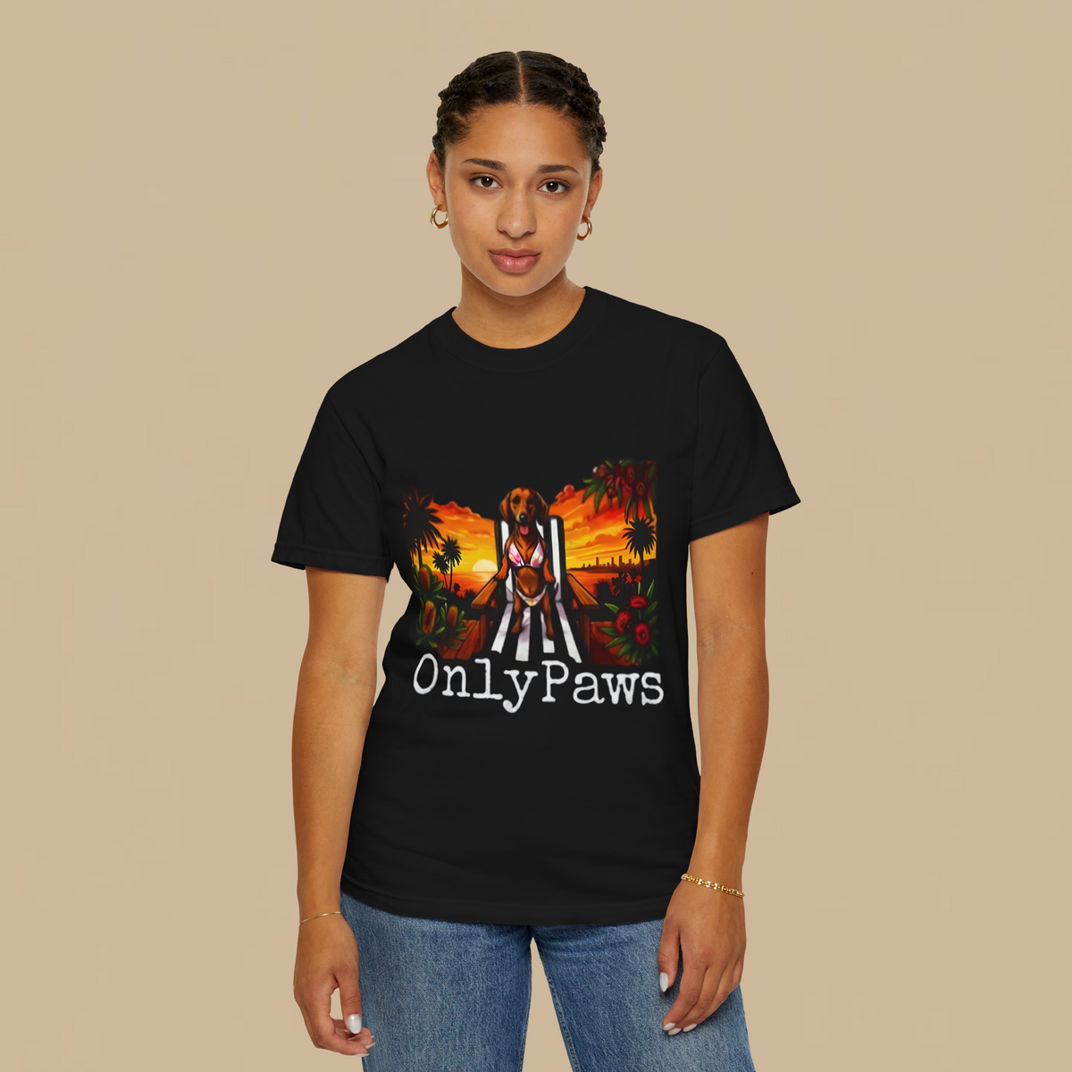 Kylie Onlypaws Tropical Vibes Dog Shirt