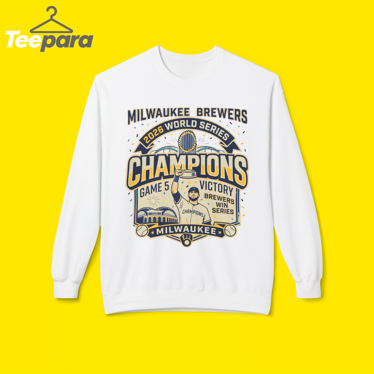 MLB Milwaukee Brewers 2026 World Series Champions Game 5 Shirt
