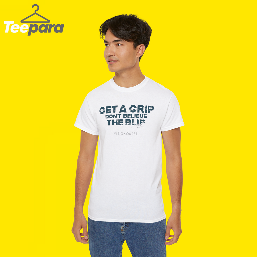 Marvel VisionQuest Get A Grip Don't Believe The Blip Quote Mineral Wash T-Shirt
