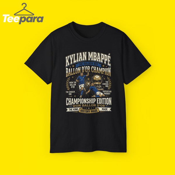 Mbappe Ballon d'Or Winner Shirt