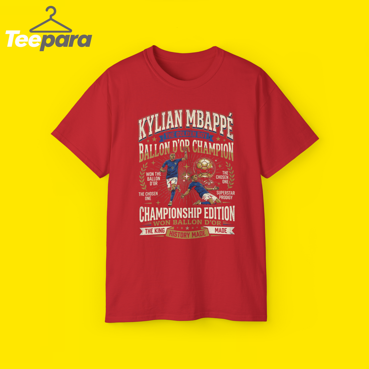 Mbappe Ballon d'Or Winner Shirt