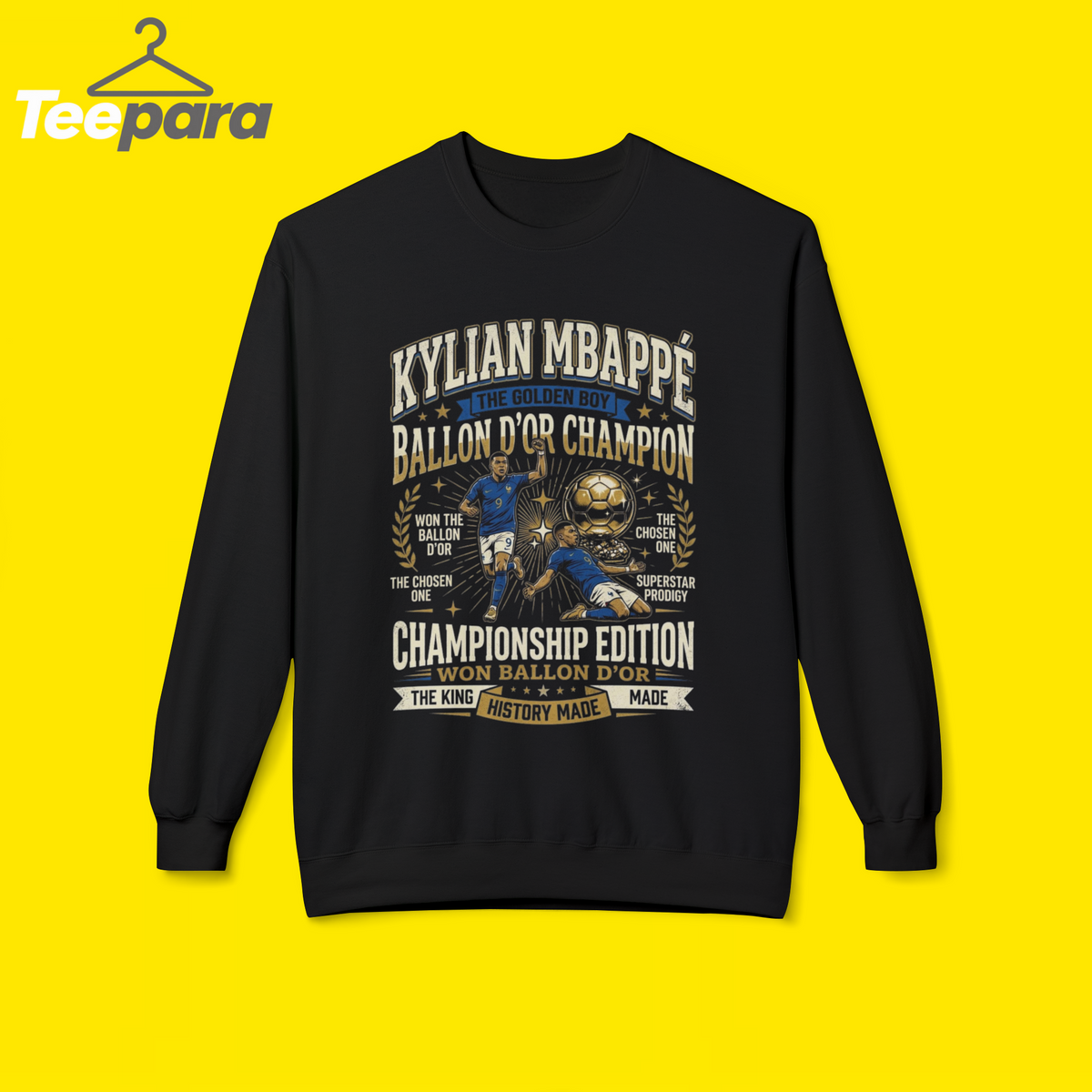 Mbappe Ballon d'Or Winner Shirt
