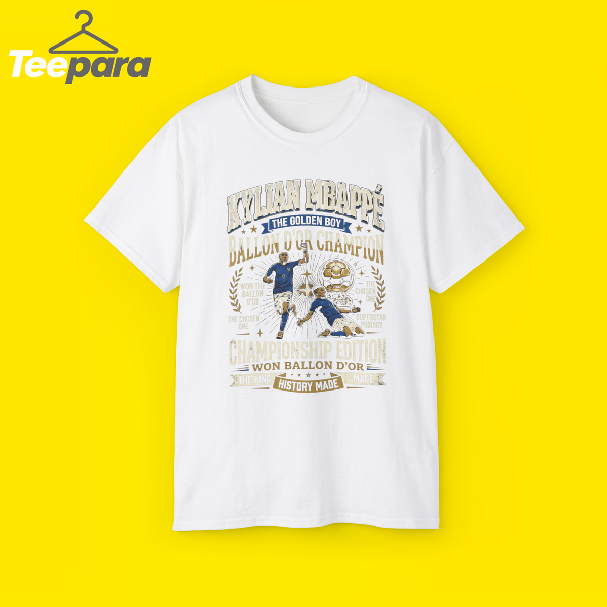 Mbappe Ballon d'Or Winner Shirt