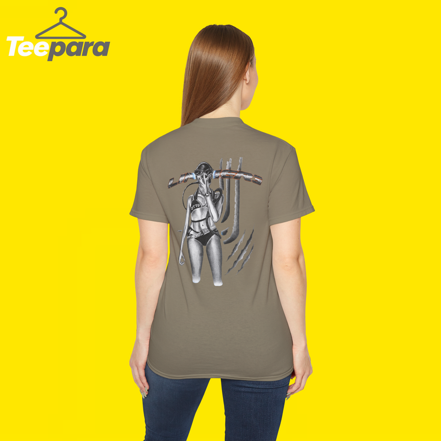 Ottolinger Brown Oversized Flap T-shirt