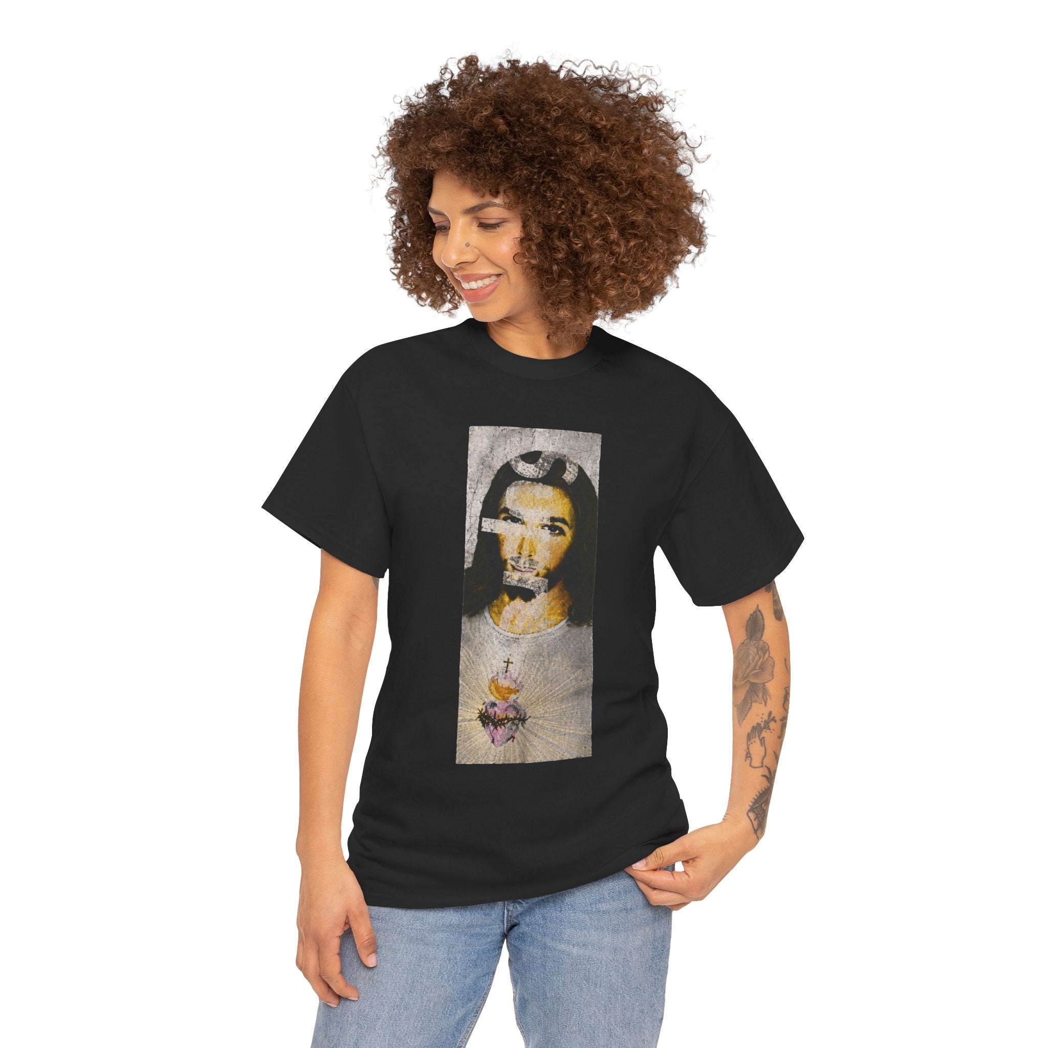 Supreme Prayer Card Box Logo Shirt women