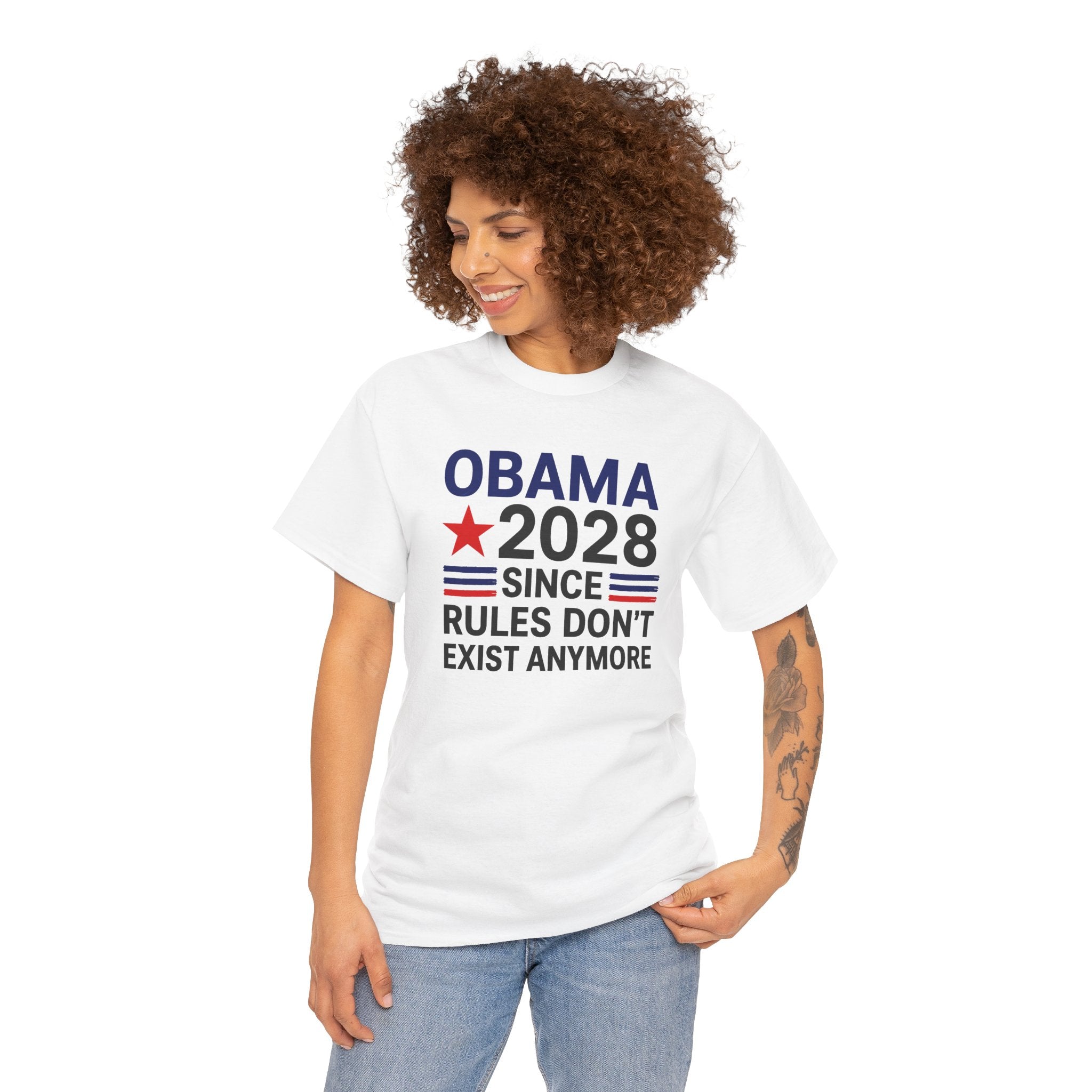 Obama 2028 Since Rules Don't Exist Anymore Shirt women