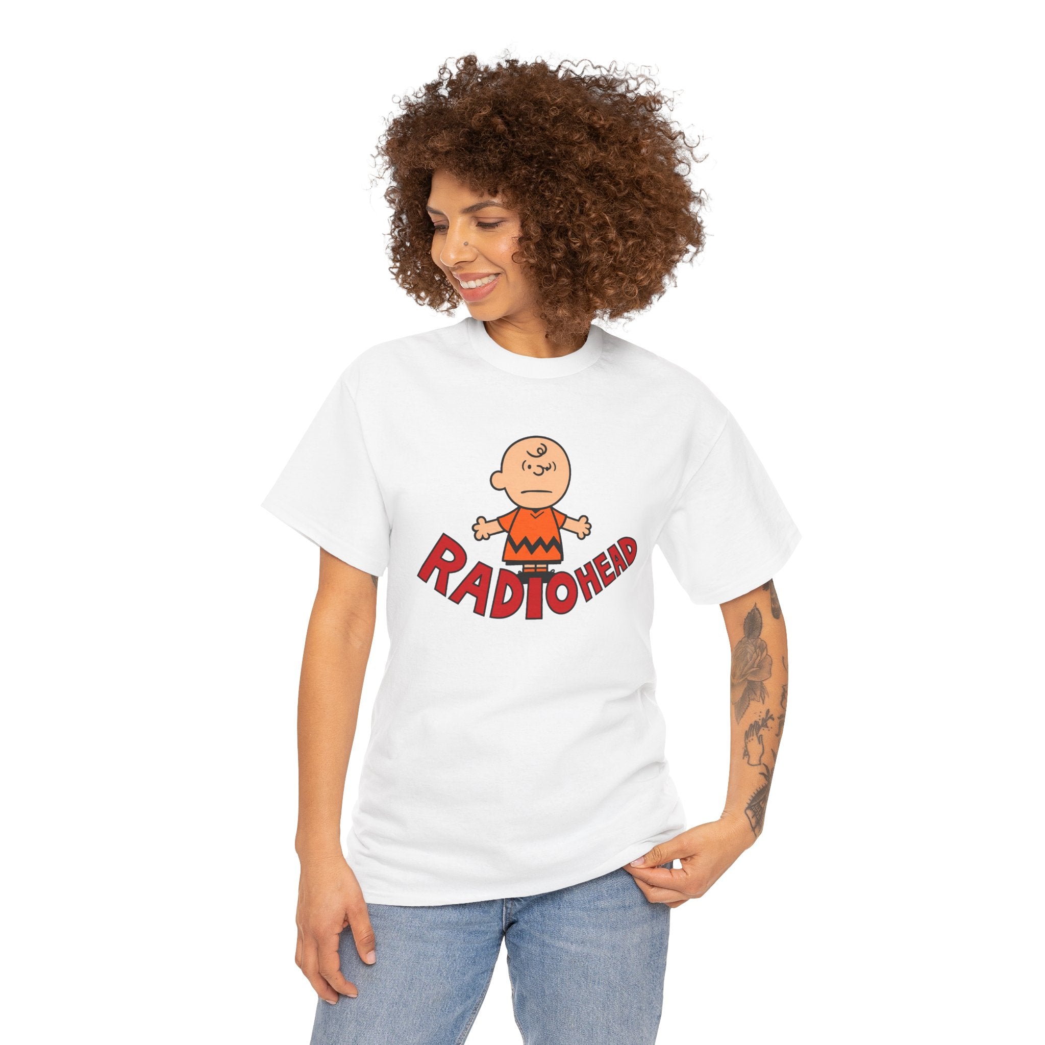 Charlie Brown Radiohead Shirt women