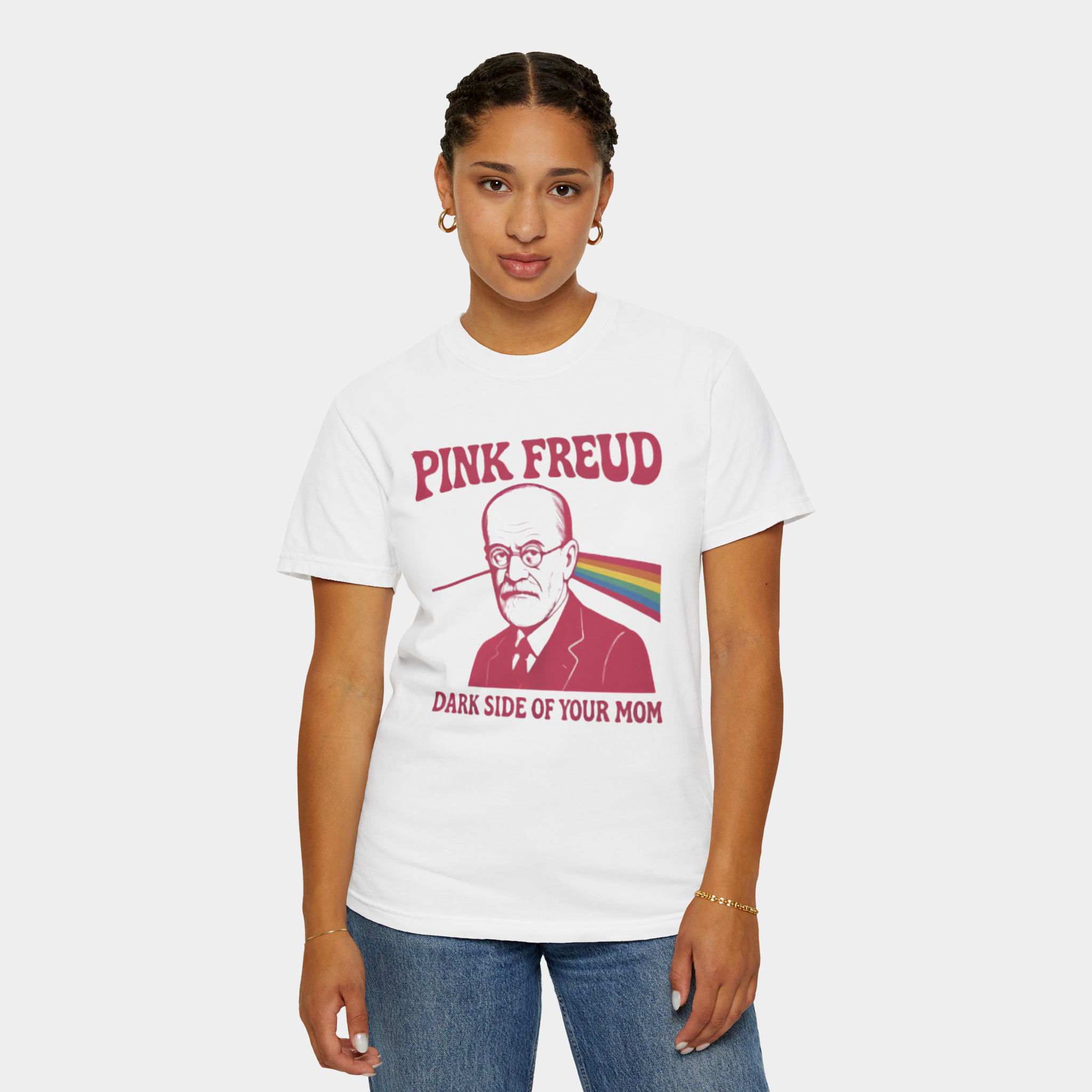 Pink Freud Dark Side of your Mom Shirt
