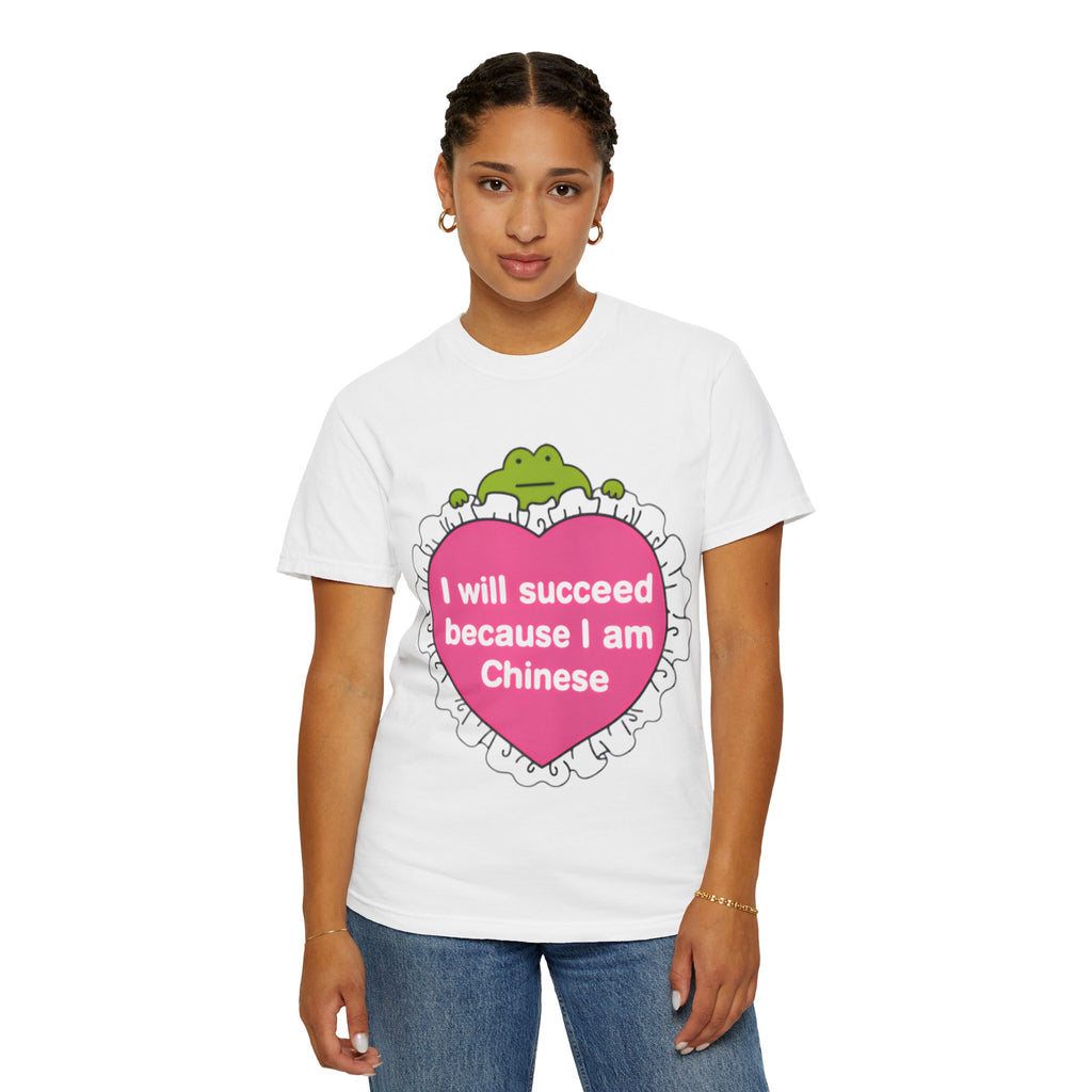 I Will Succeed Because I Am Chinese Shirt women
