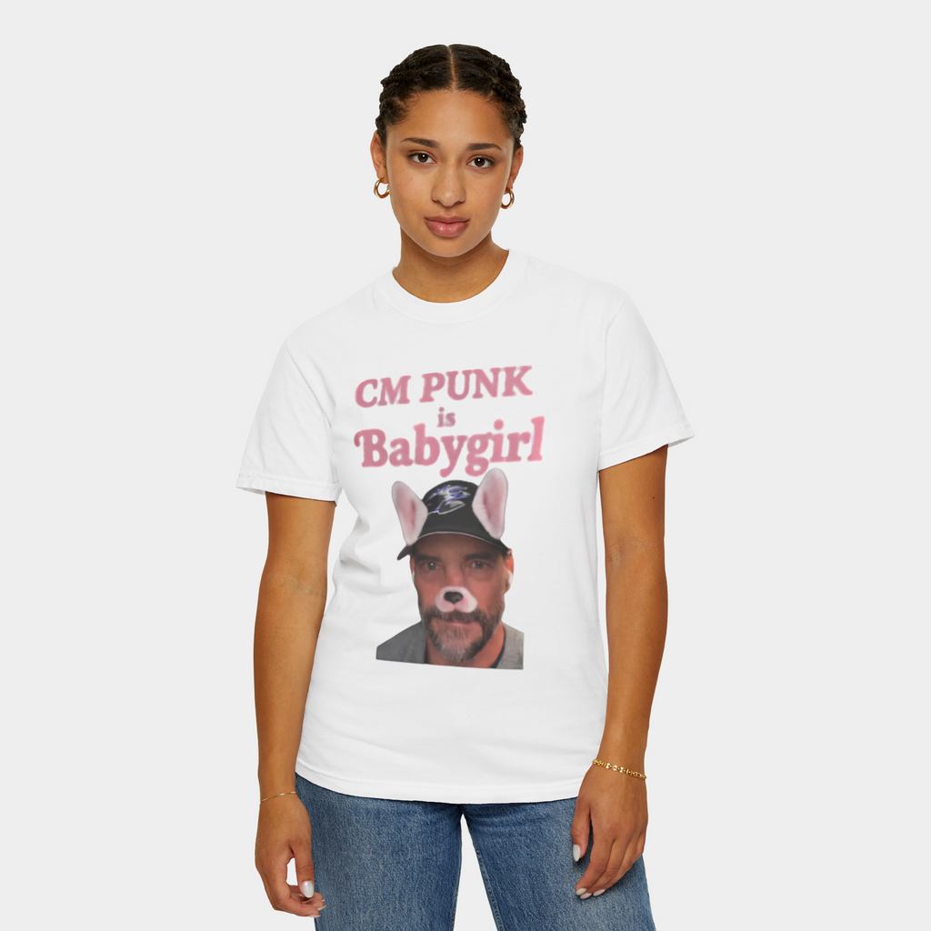 CM Punk Is Babygirl Oversized Tee