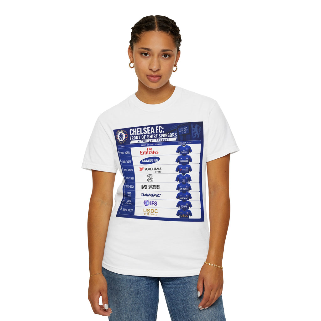 Chelsea Front Of Shirt Sponsor T-Shirt