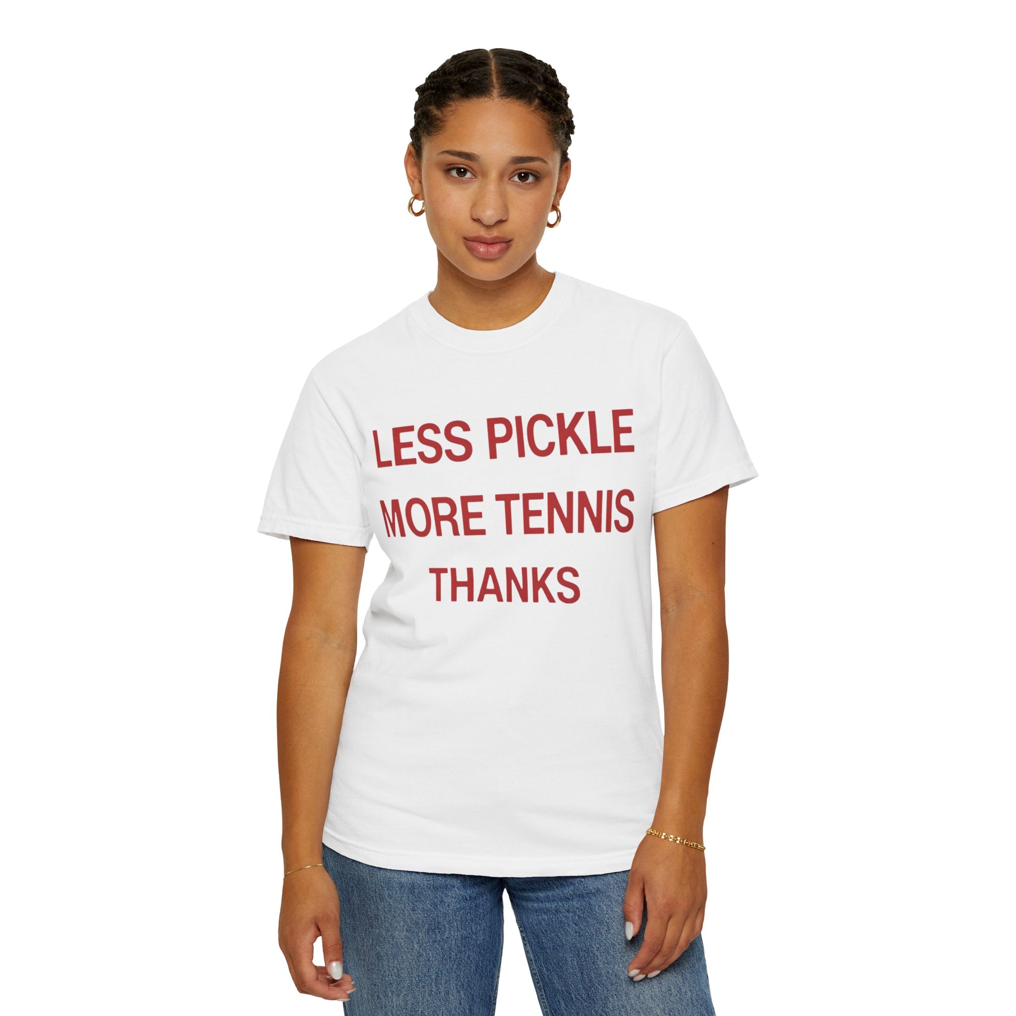 Less Pickle More Tennis Thanks Shirt
