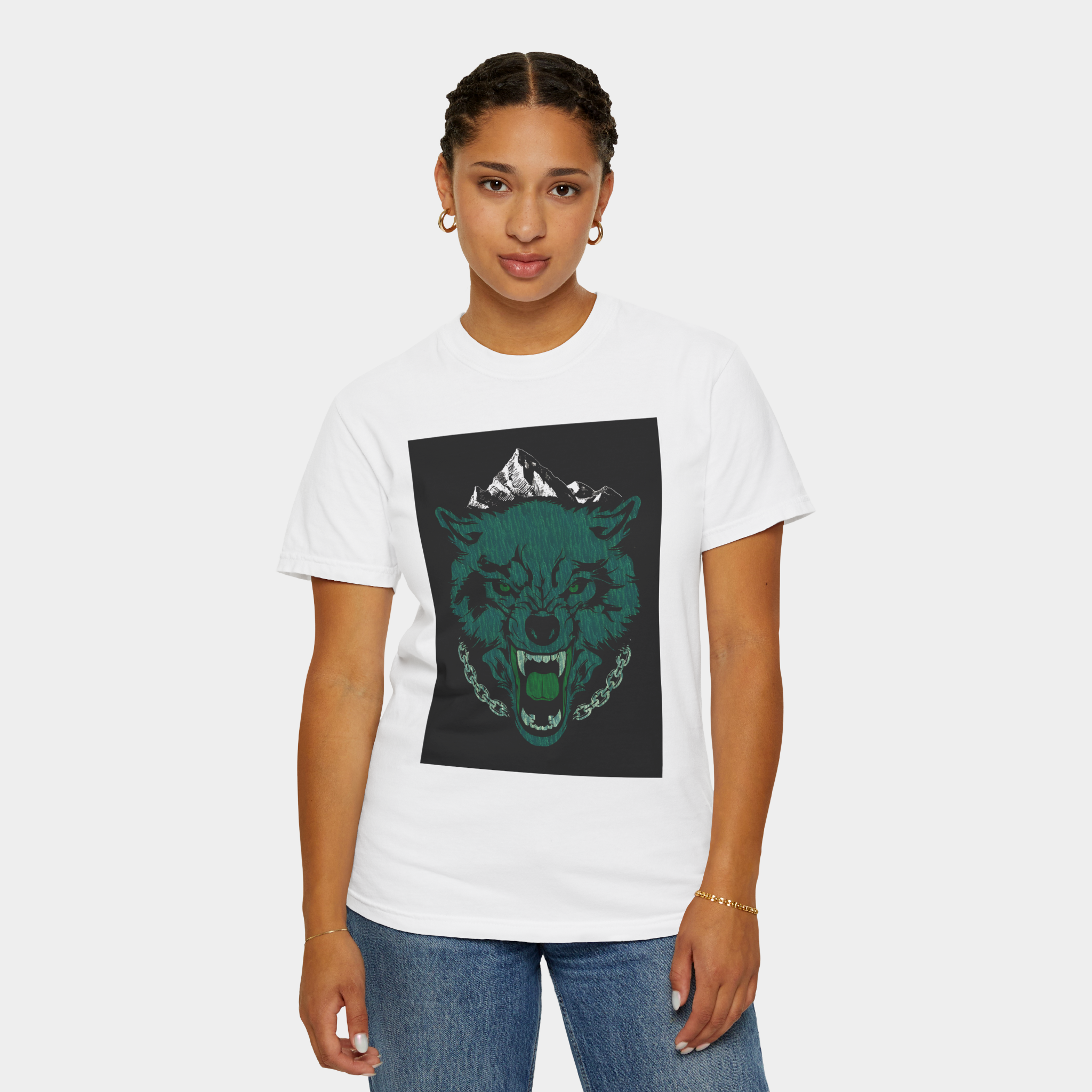 wolf ripping meme shirt 