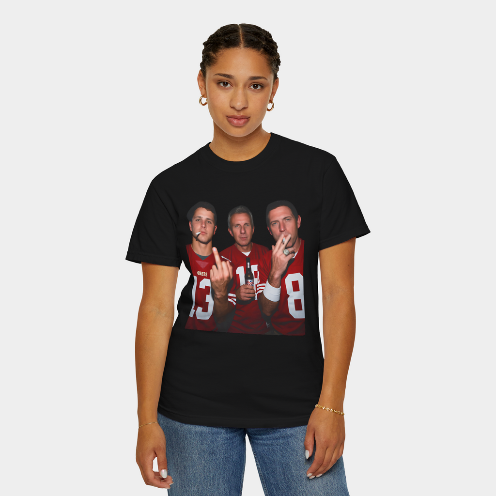 Purdy Joe Montana Steve Young Smoking Shirt
