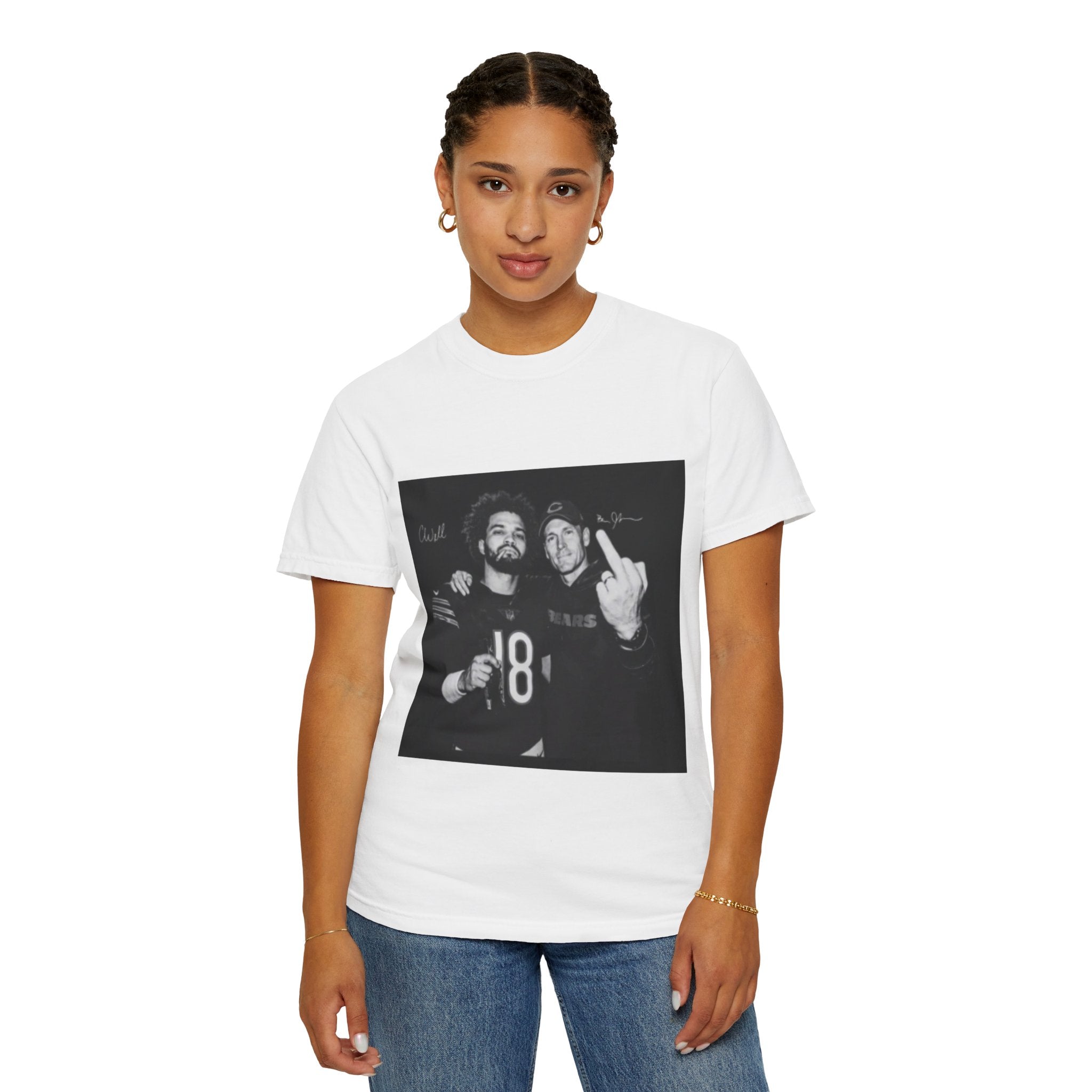 Caleb Williams Ben Johnson Flipping Off Shirt