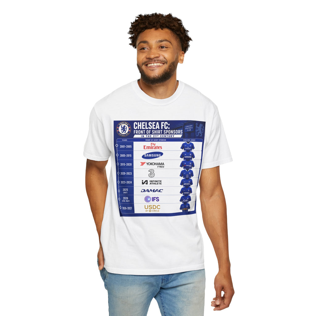 Chelsea Front Of Shirt Sponsor T-Shirt