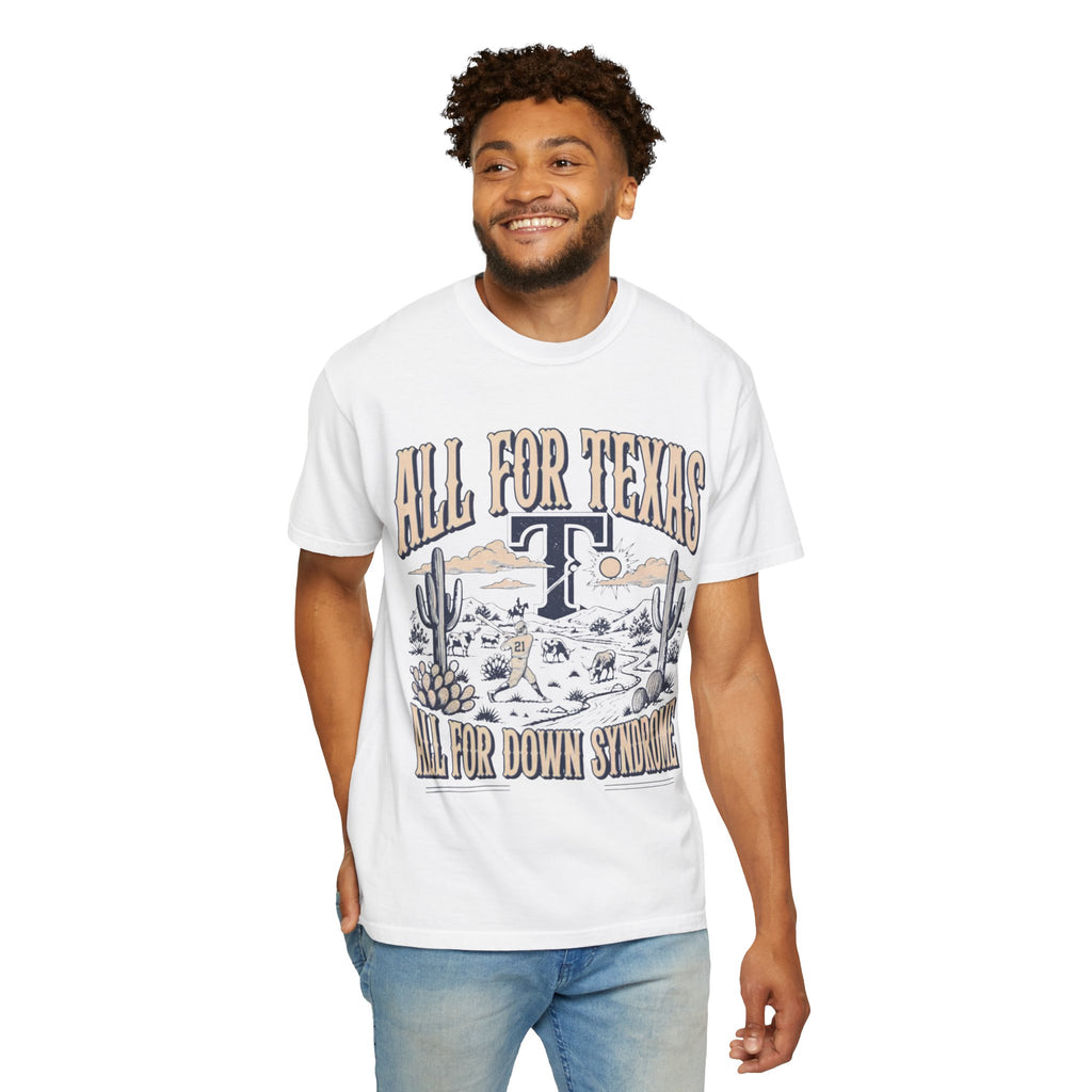 All For Texas All For Down Syndrome Texas Rangers Shirt
