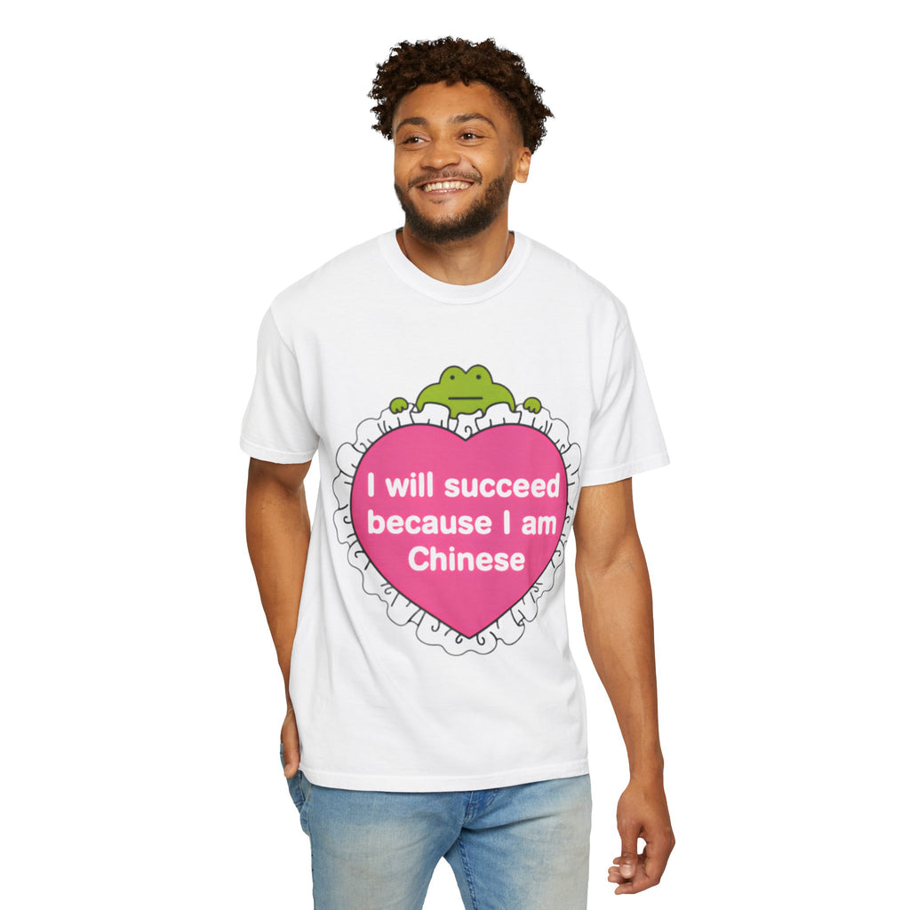 I Will Succeed Because I Am Chinese Shirt men