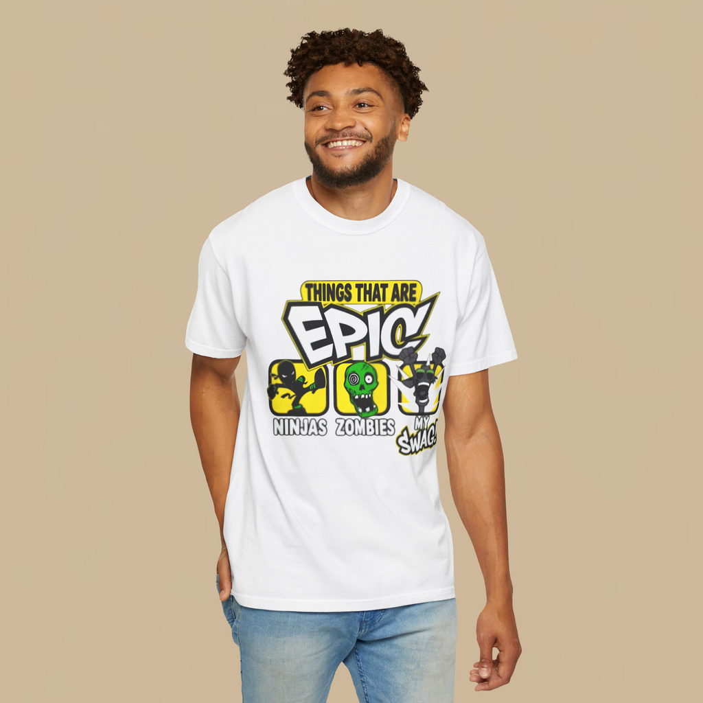 Things That Are Epic Ninjas Zombies My Swag Shirt