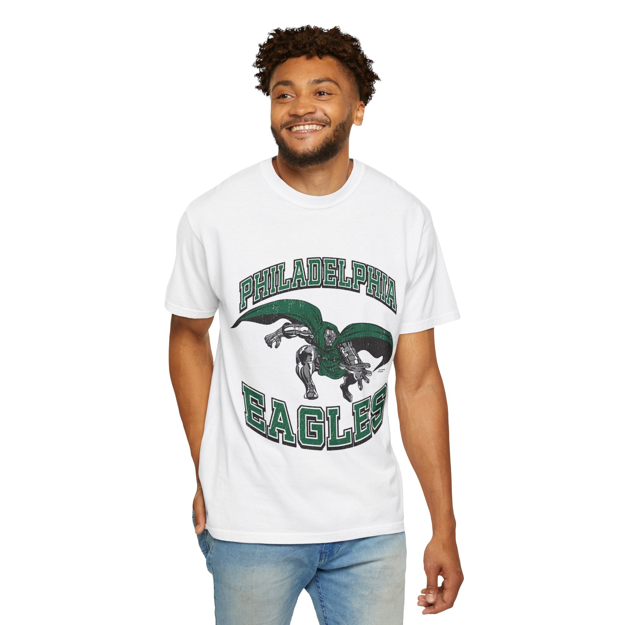 Doctor Doom – Philadelphia Eagles Pullover Sweatshirt for Adults – Disney | Champion NFL