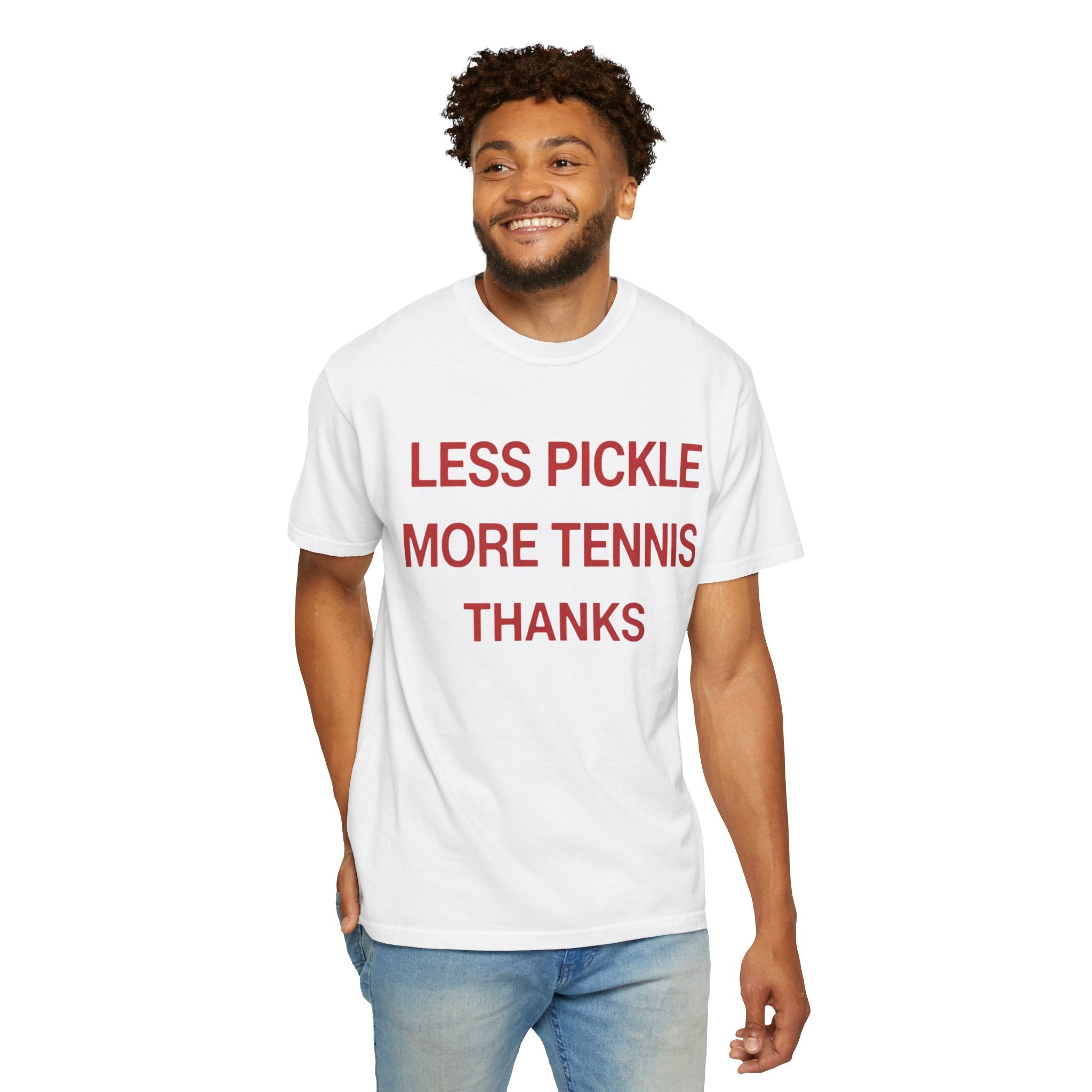 Less Pickle More Tennis Thanks Shirt