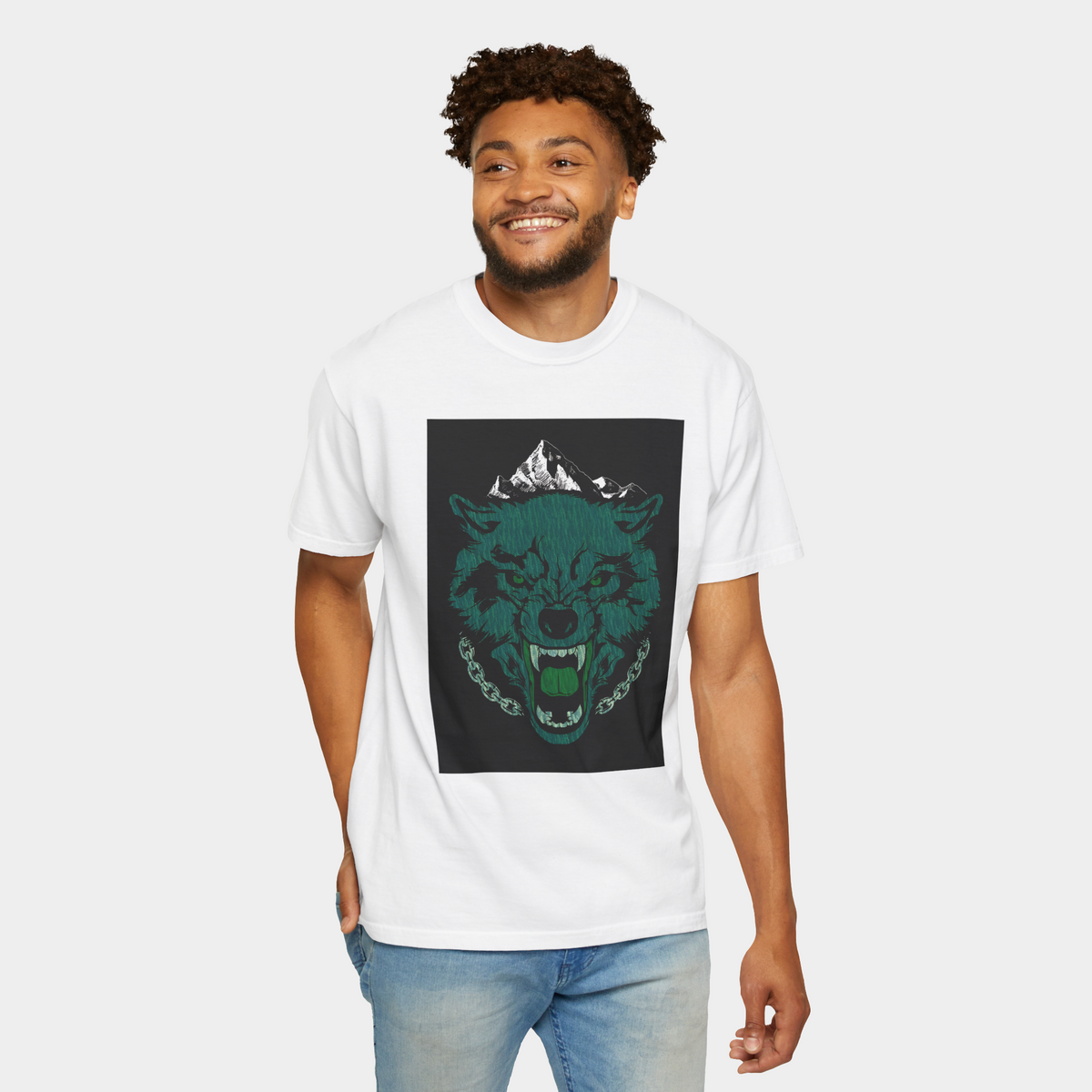 wolf ripping meme shirt 