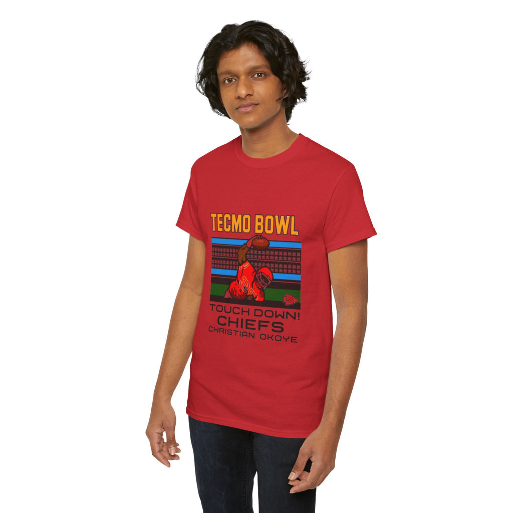 Christian Okoye Tecmo Bowl Chiefs Shirt  red