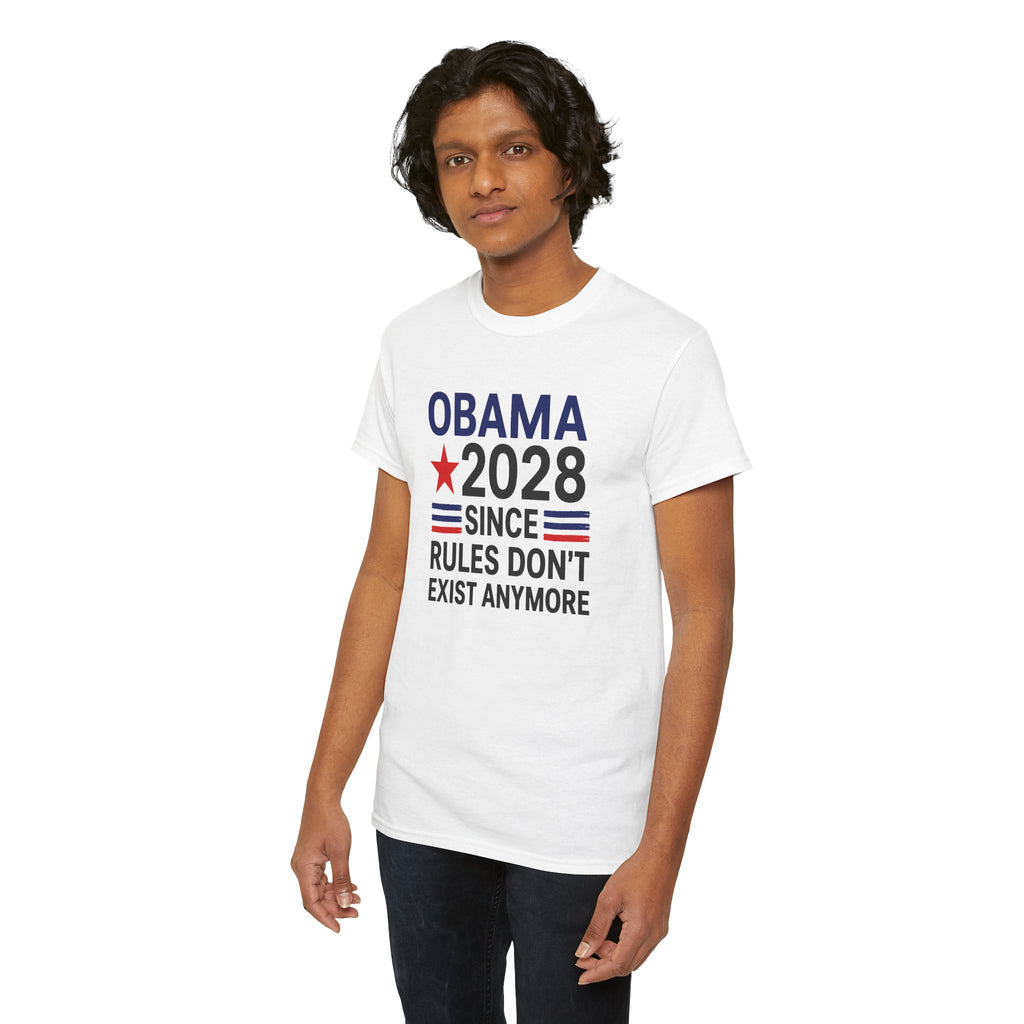Obama 2028 Since Rules Don't Exist Anymore Shirt men