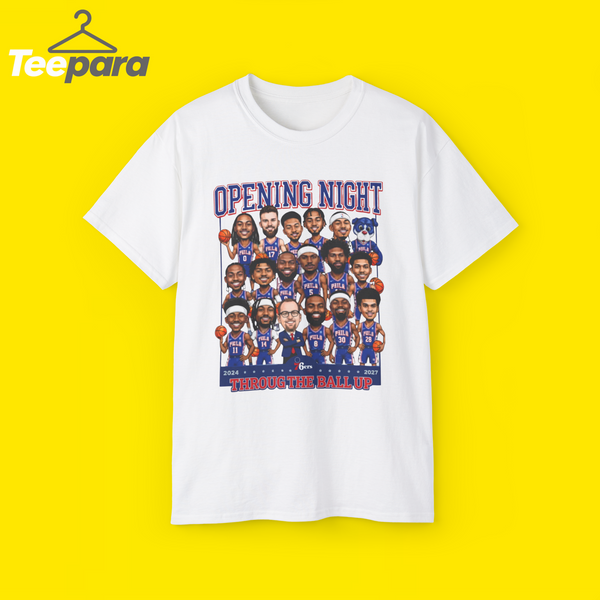 Philadelphia 76ers Opening Night Shirt