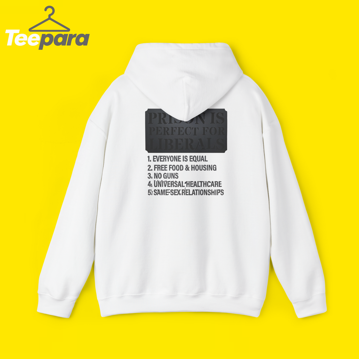 Prison is Perfect for Liberals hodie red