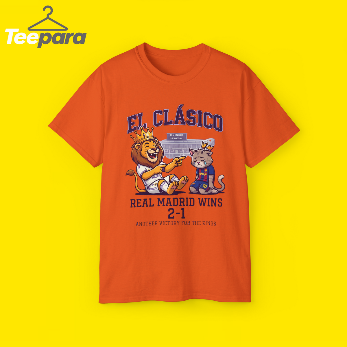 Real Madrid 2-1 Barcelona Shirt  