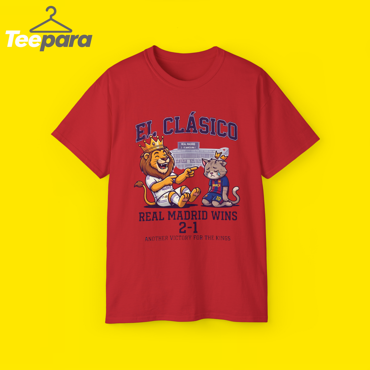 Real Madrid 2-1 Barcelona Shirt 