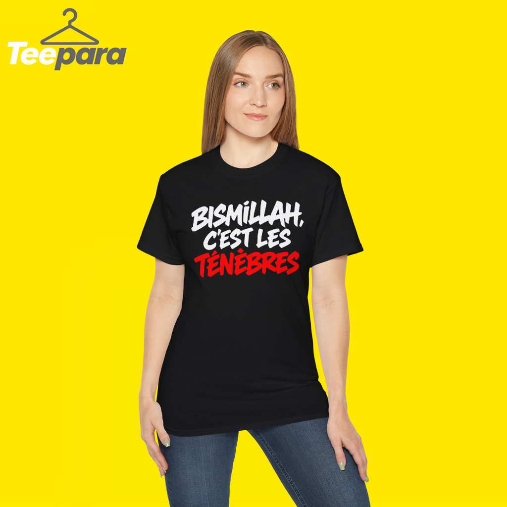 T-shirt Bismillah, c’est les ténèbres