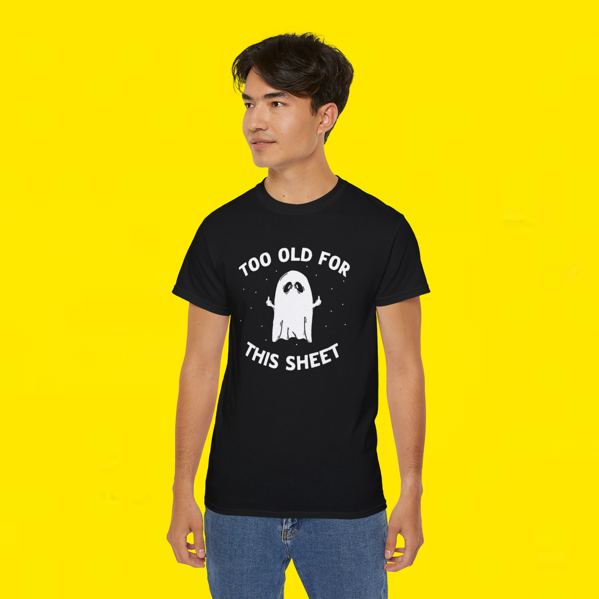 Too Old For This Sheet Ghost T Shirt