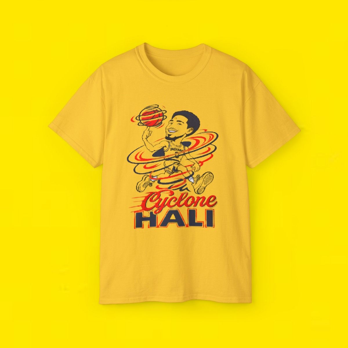 Tyrese Haliburton Cyclone Hali Gold Out Shirt