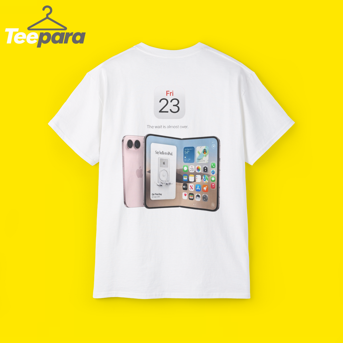 Apple iPod On This Day The Wait Is Almost Over shirt