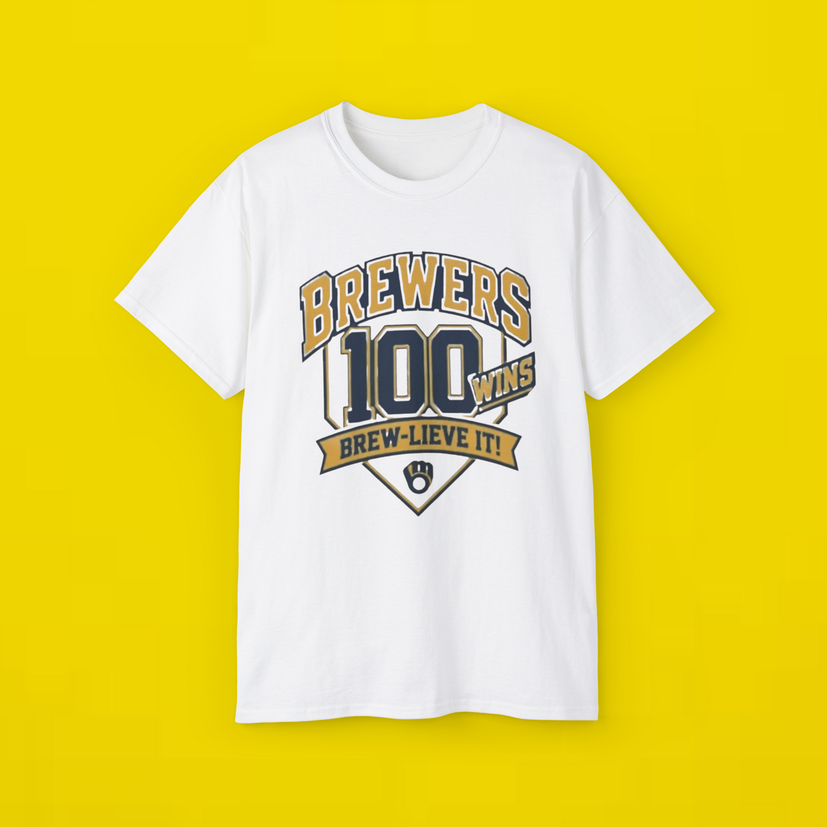 brewers 100 wins shirt