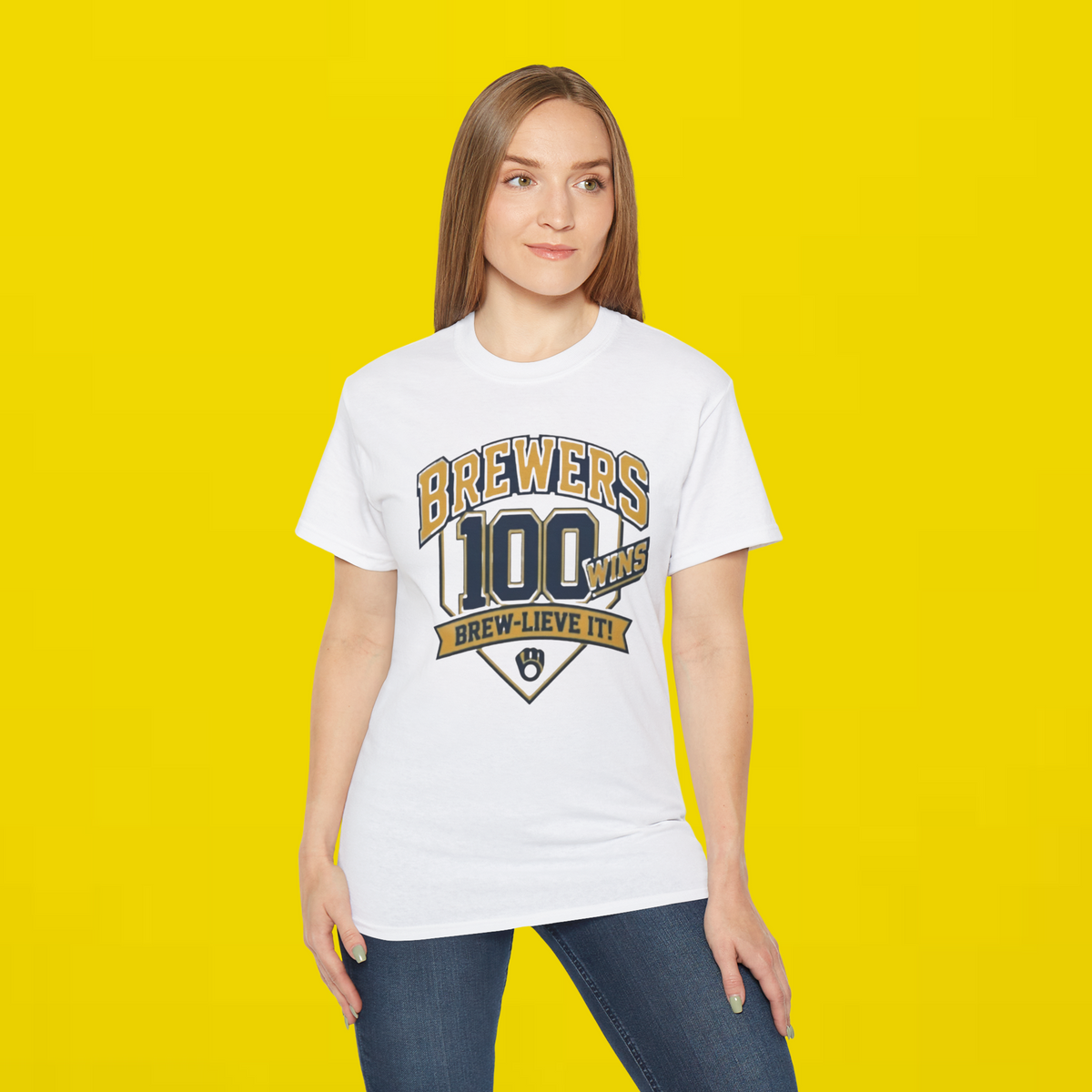 brewers 100 wins shirt